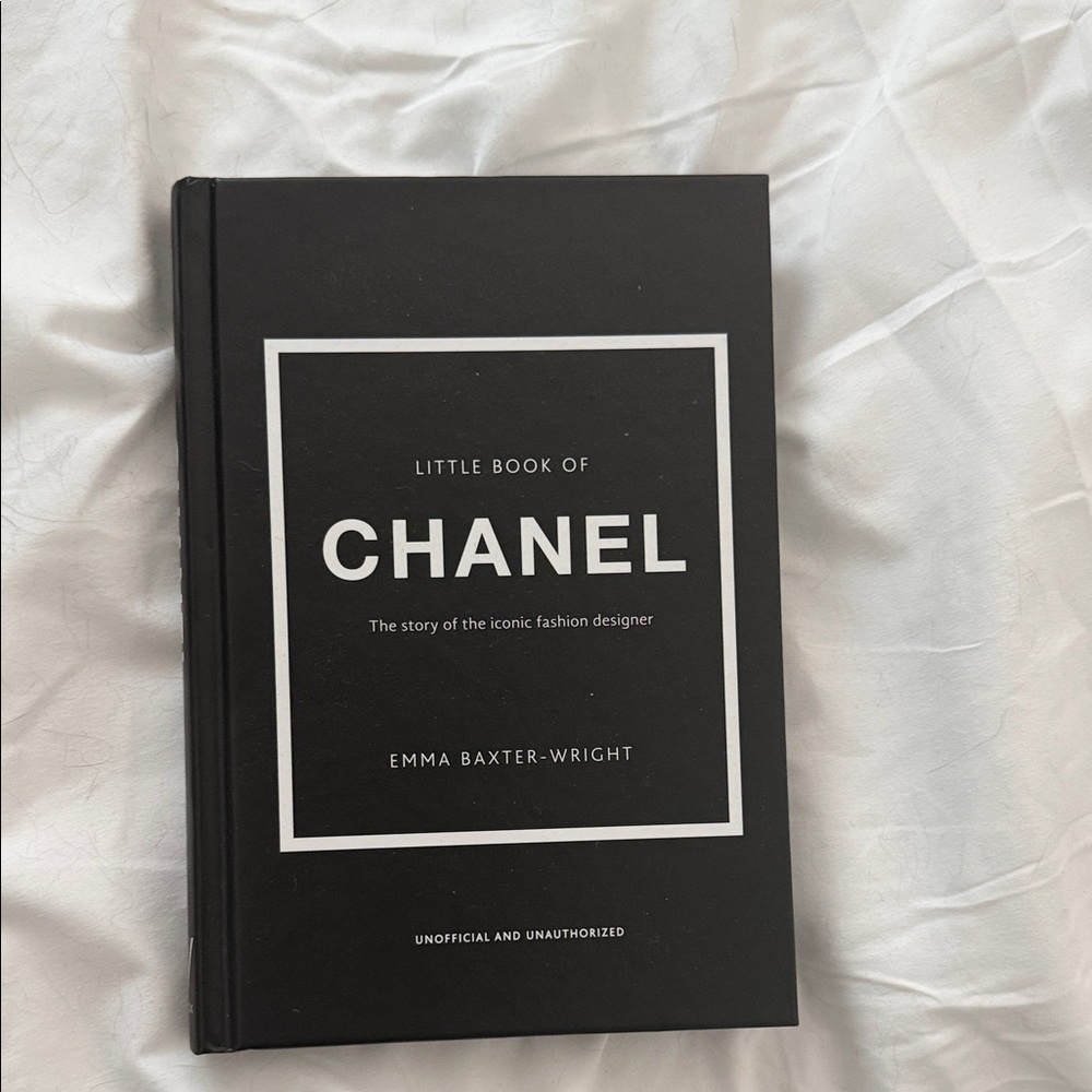 CHANEL Black Hardcover Book